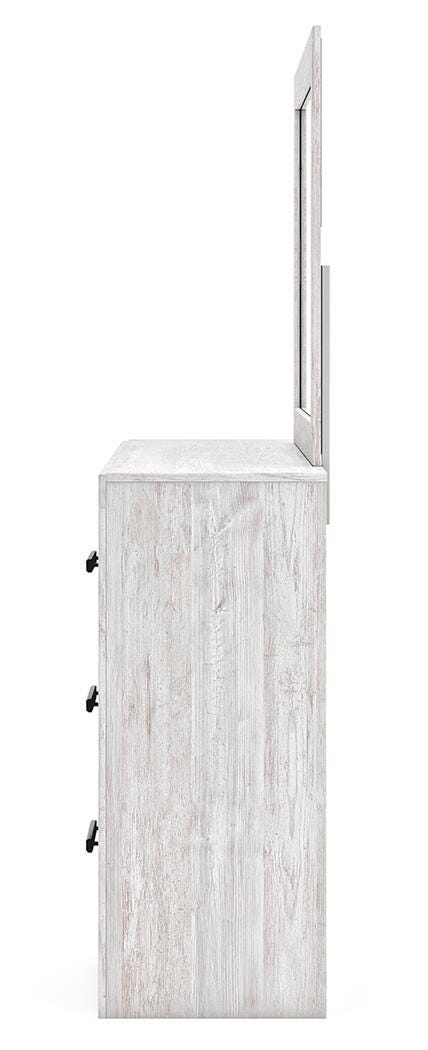 Cayboni Panel Bed, Dresser, Mirror and Chest (B3788-SI) - Image 6
