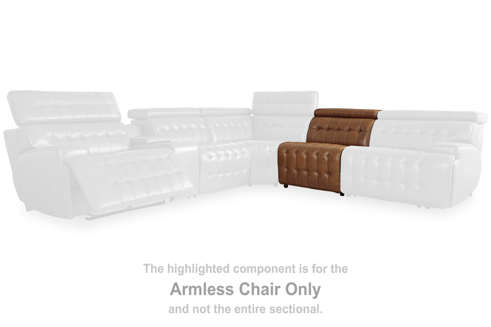 Temmpton Armless Chair (U92708-SI) - Image 4