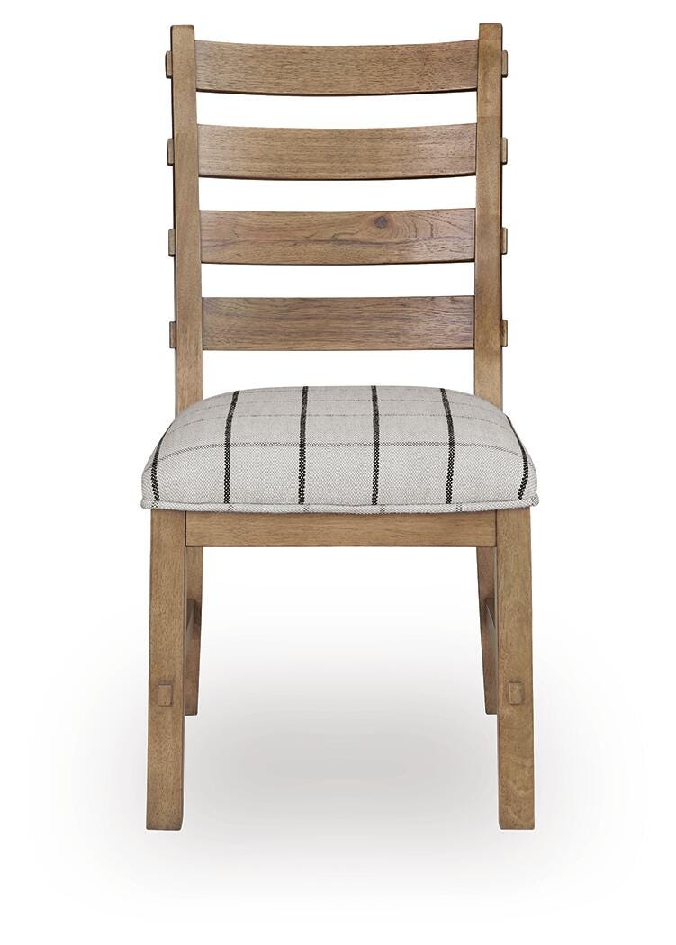 Ridgester Extension Dining Table, 2 Arm Chairs and 4 Side Chairs (D858-SI) - Image 2