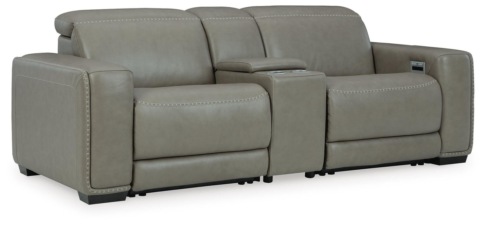 Correze 3-Piece Power Reclining Sectional Loveseat (U94202-SI) - Image 3