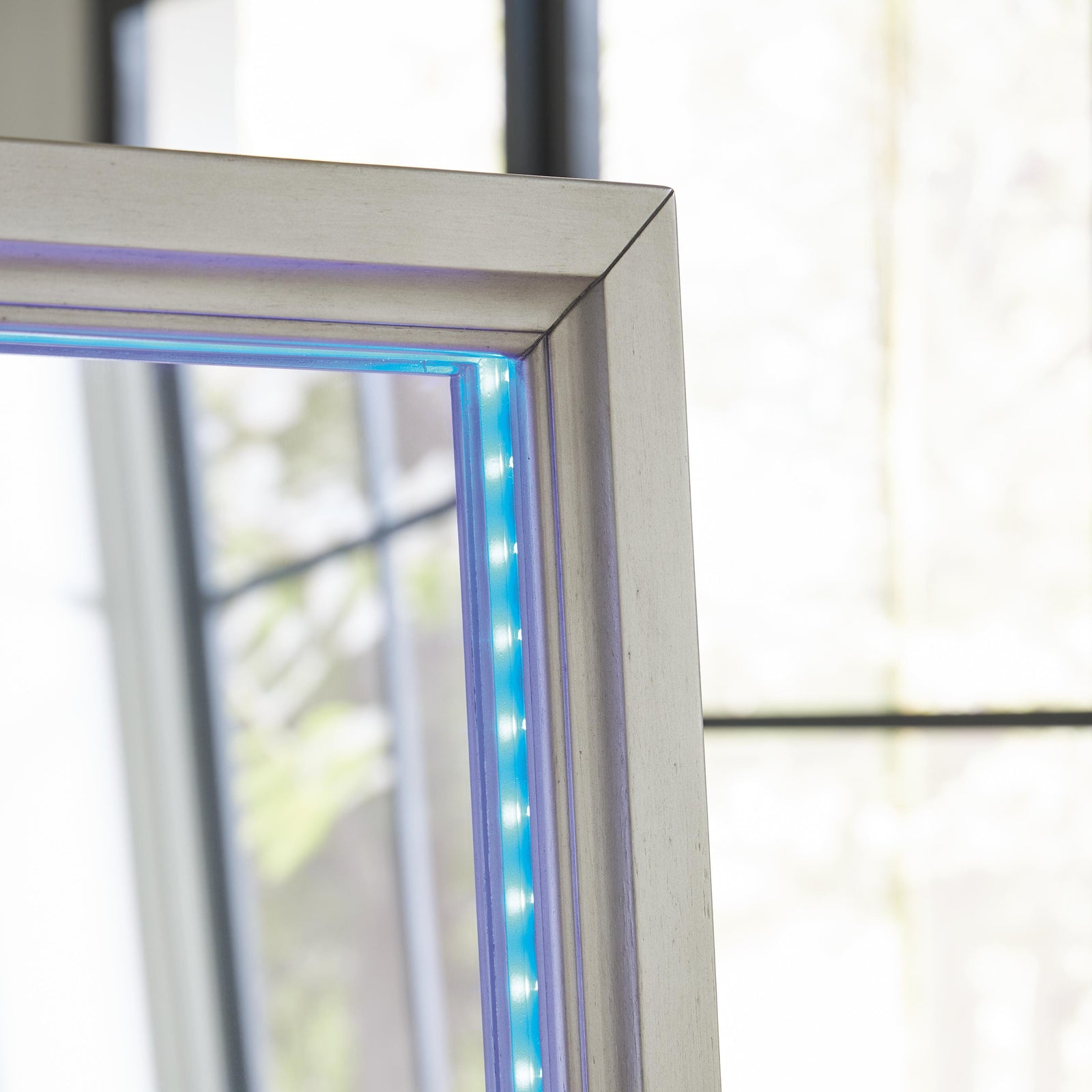 Evesen Floor Standing Mirror/Storage (A8010380-SI) - Image 16