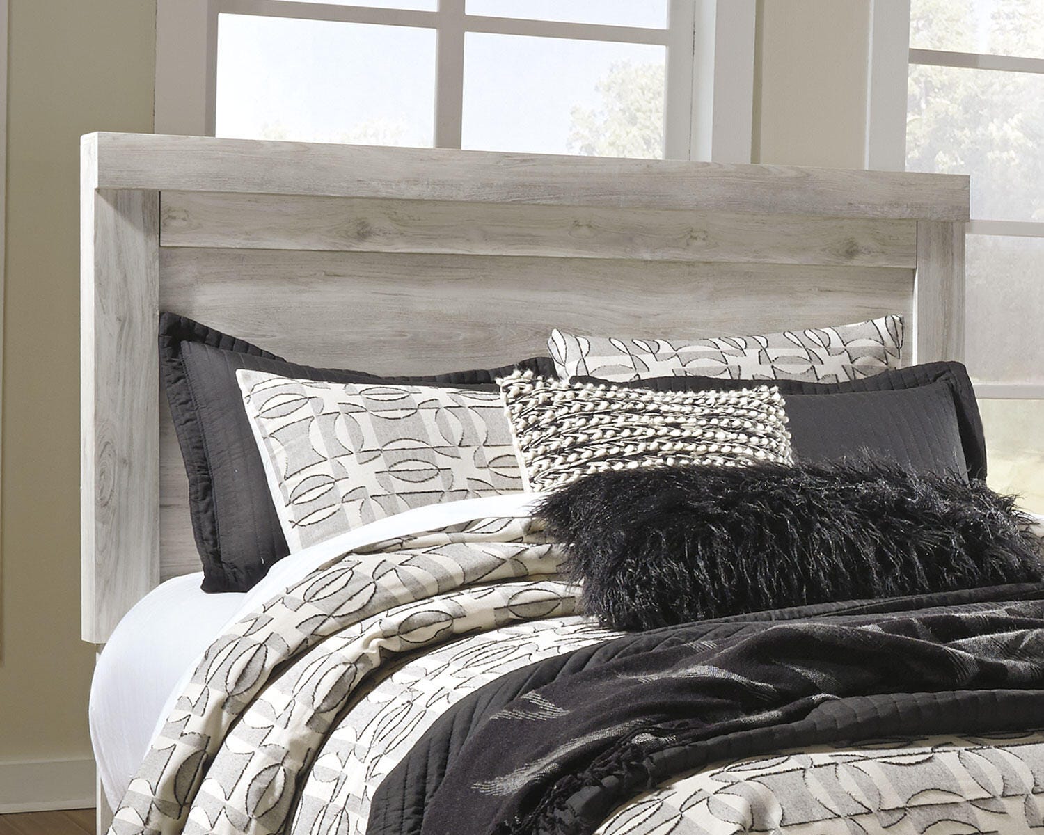 Bellaby Panel Headboard - Whitewash (B331-SI) - Image 2