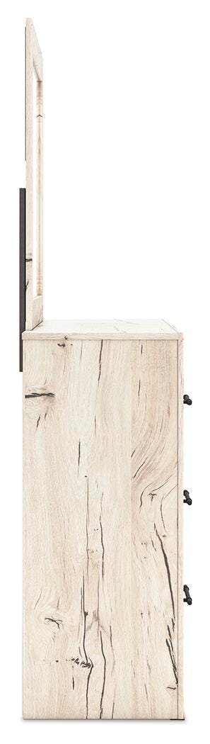 Lawroy Panel Storage Bed, Dresser, Mirror, Chest and 2 Nightstands - Light Natural (B2310-SI) - Image 5