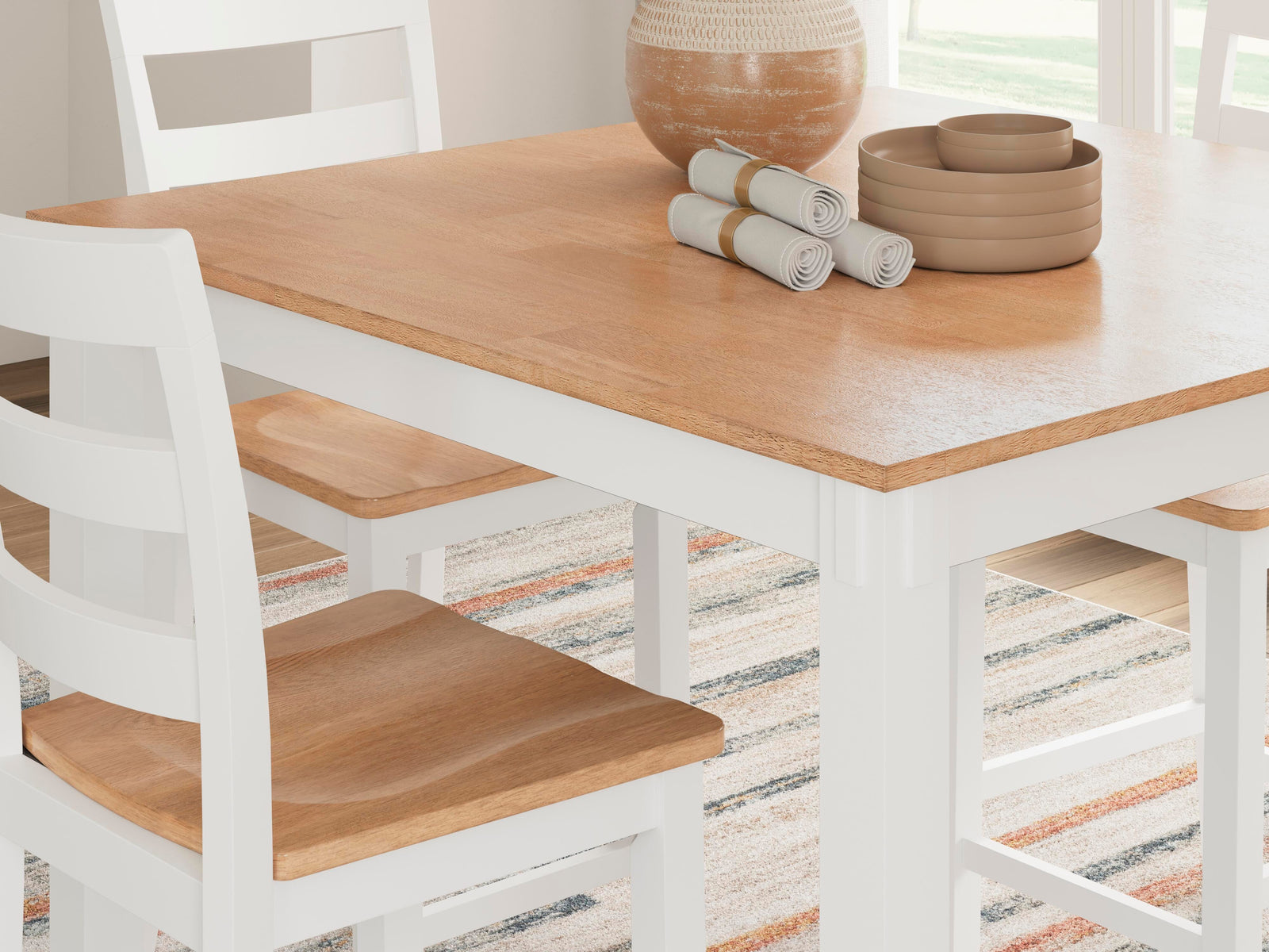 Gesthaven Counter Height Dining Table and 4 Barstools (Set of 5) (D398-SI) - Image 6