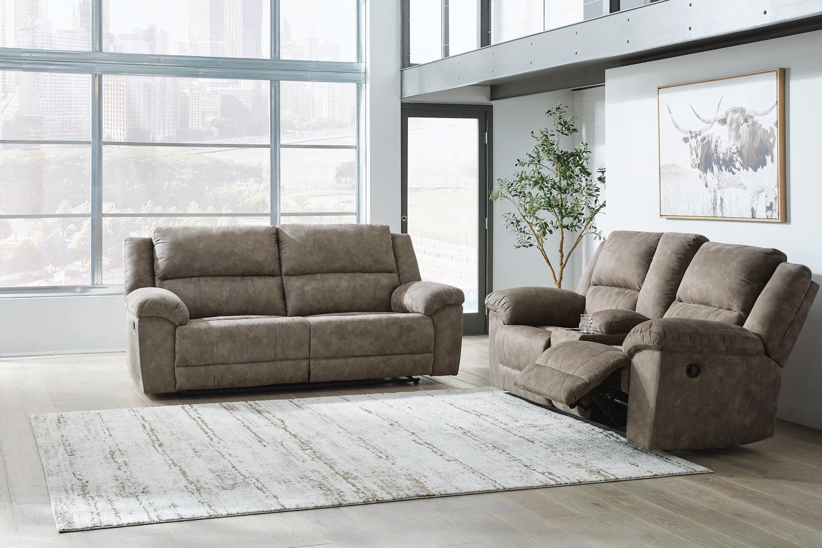 Laresview Reclining Sofa and Loveseat (37203-SI) - Image 12