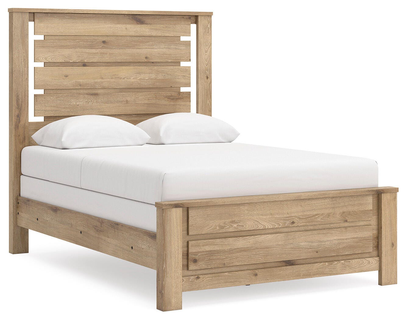 Brozmont Panel Bed, Dresser and Mirror (B1045-SI) - Image 10