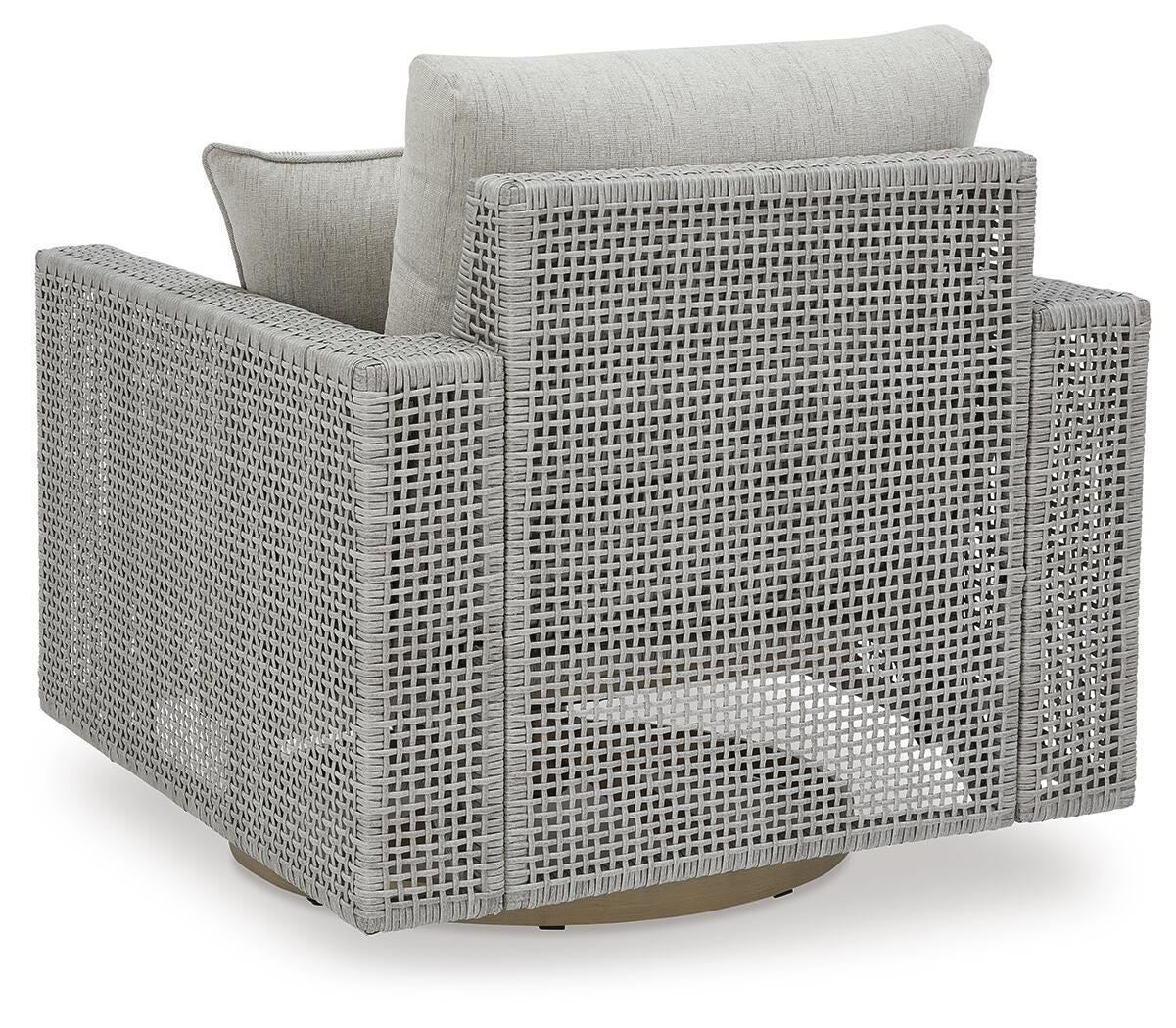Seton Creek Outdoor Loveseat with Cushion (P798-SI) - Image 4