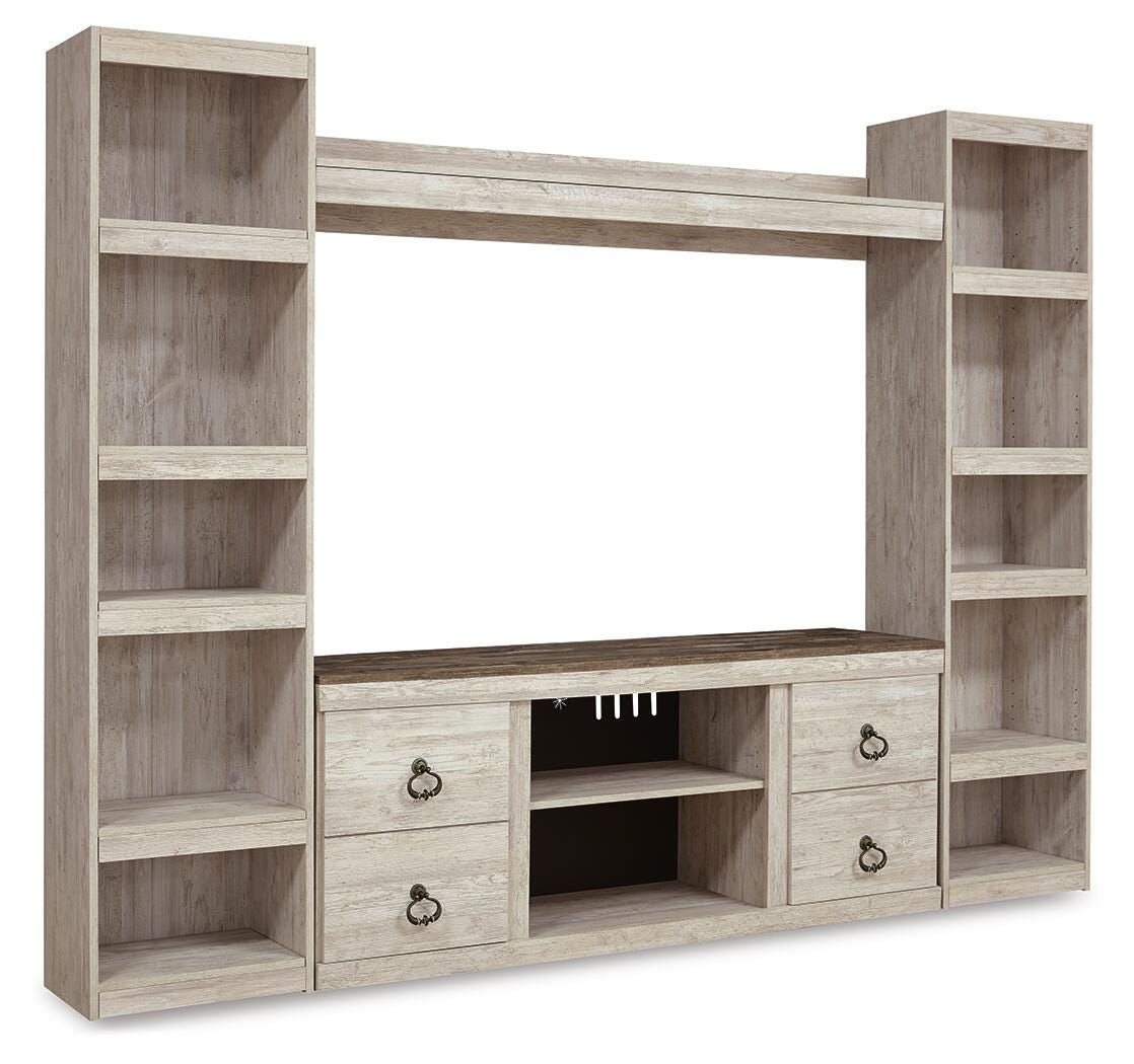 Willowton 4-Piece Entertainment Center (EW0267-SI)