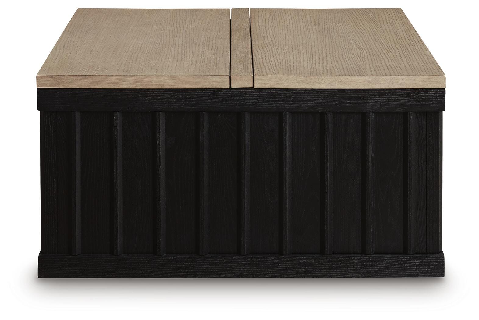 Rylandyn Lift-Top Coffee Table - Black/Light Brown (T721-SI) - Image 5