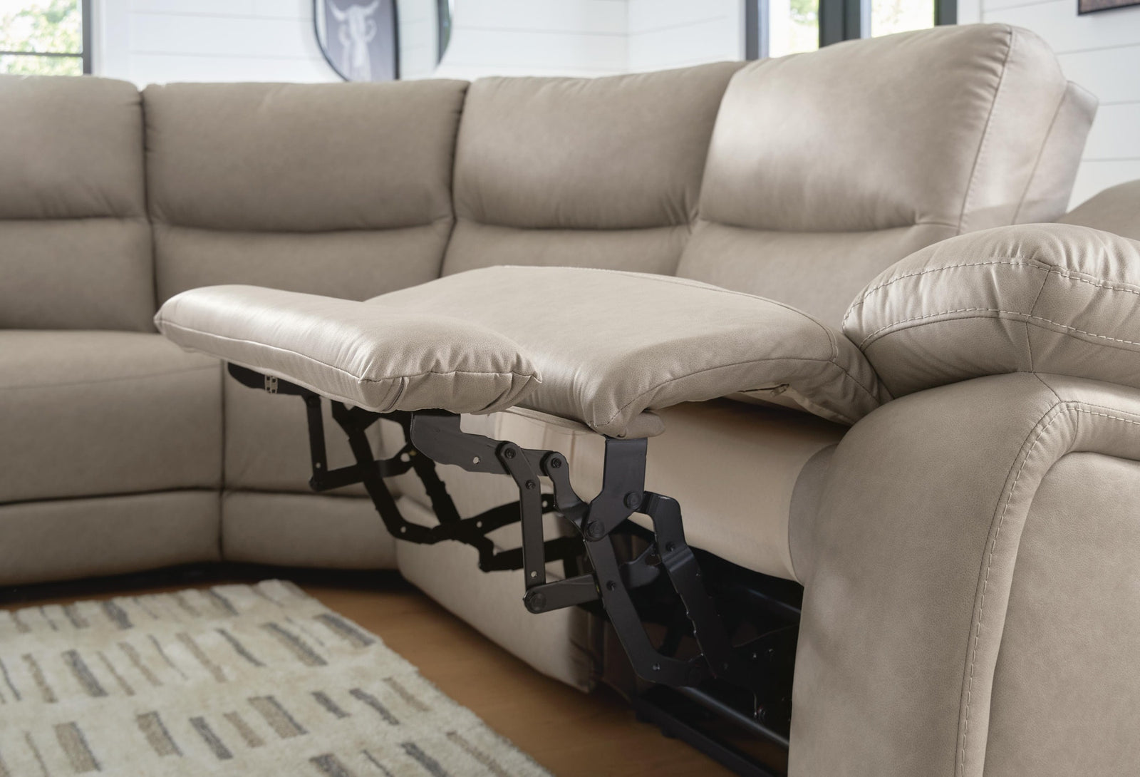 Narwhal Place 7-Piece Reclining Sectional with Storage Consoles (PC99201-SI) - Image 4