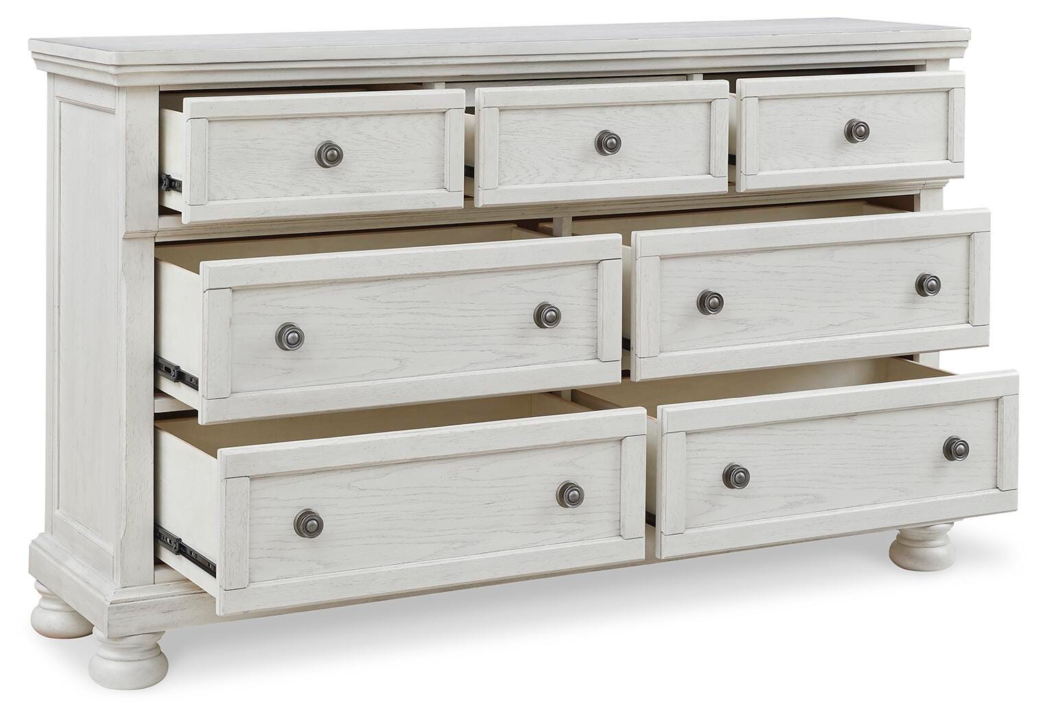 Robbinsdale Panel Storage Bed, Dresser, Chest and 2 Nightstands (B742-SI) - Image 5