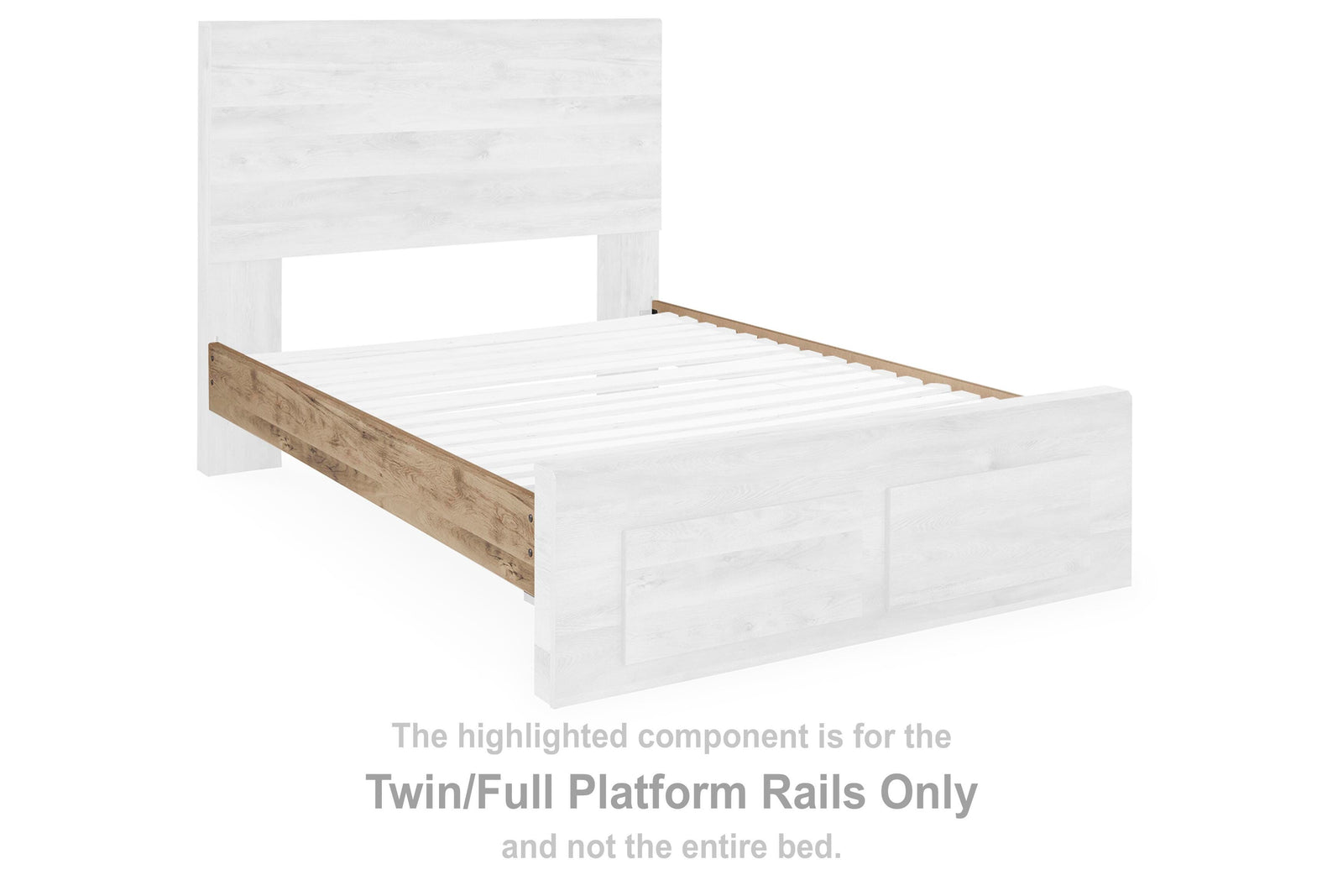 Hyanna Platform Rails (Youth) - Tan Brown (B1050-SI) - Image 2