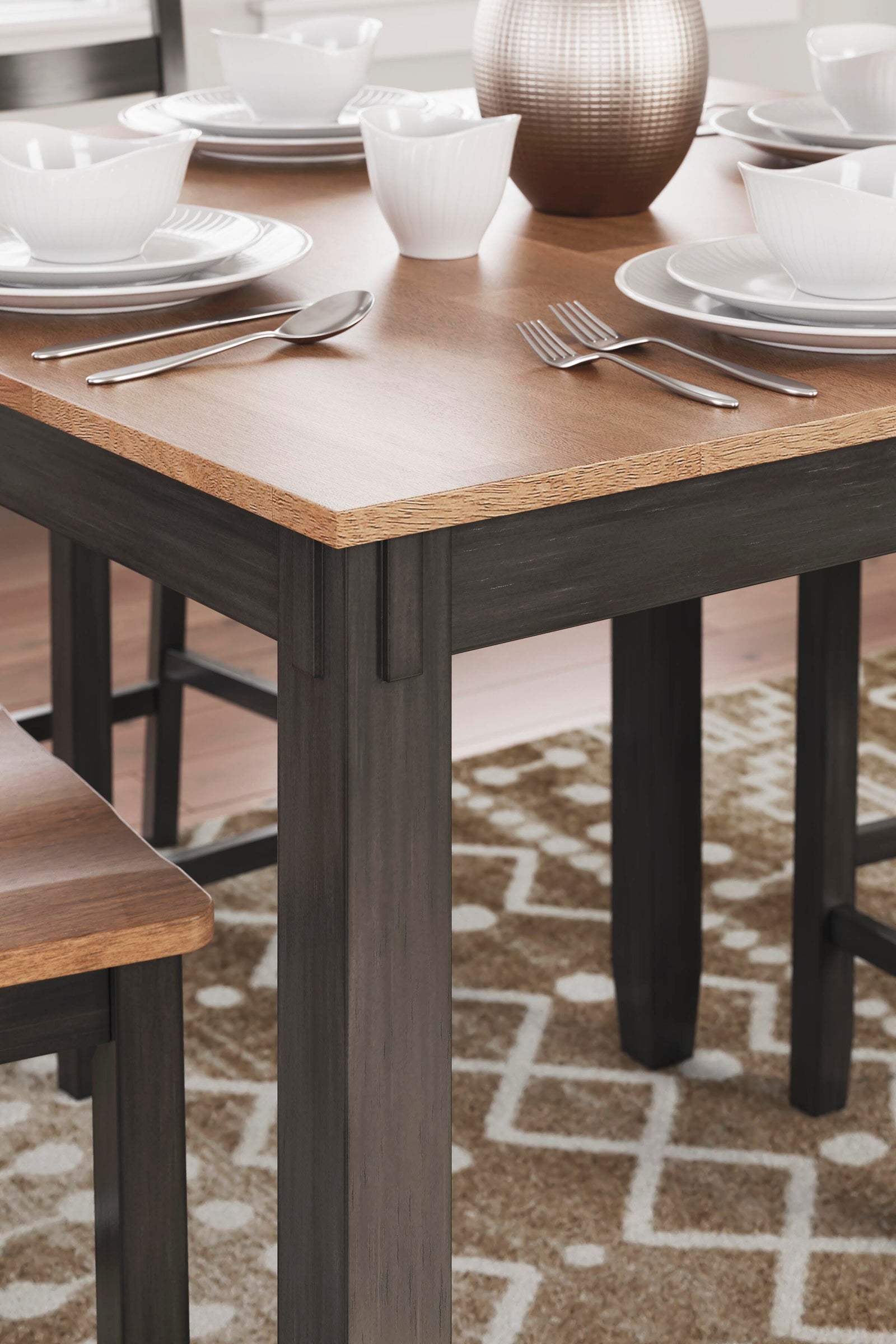 Gesthaven Counter Height Dining Table and 4 Barstools (Set of 5) (D396-SI) - Image 4