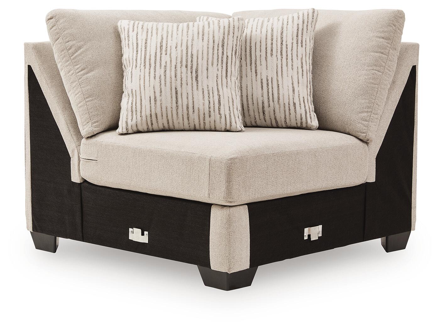 Mandi Point Right-Arm Facing Loveseat (62606-SI) - Image 11