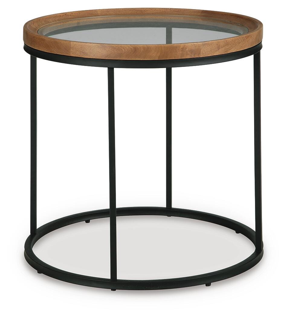 Noraluna End Table - Medium Brown (T502-SI)