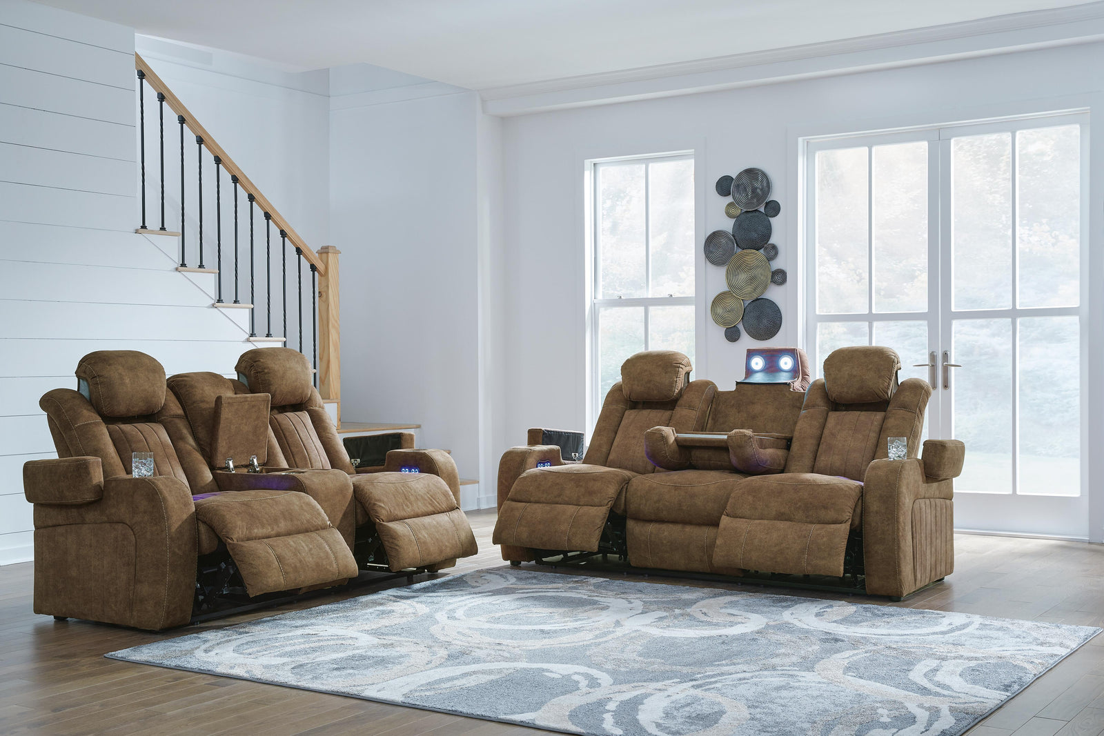 Wolfridge Power Reclining Sofa, Loveseat and Recliner (60703-SI) - Image 15