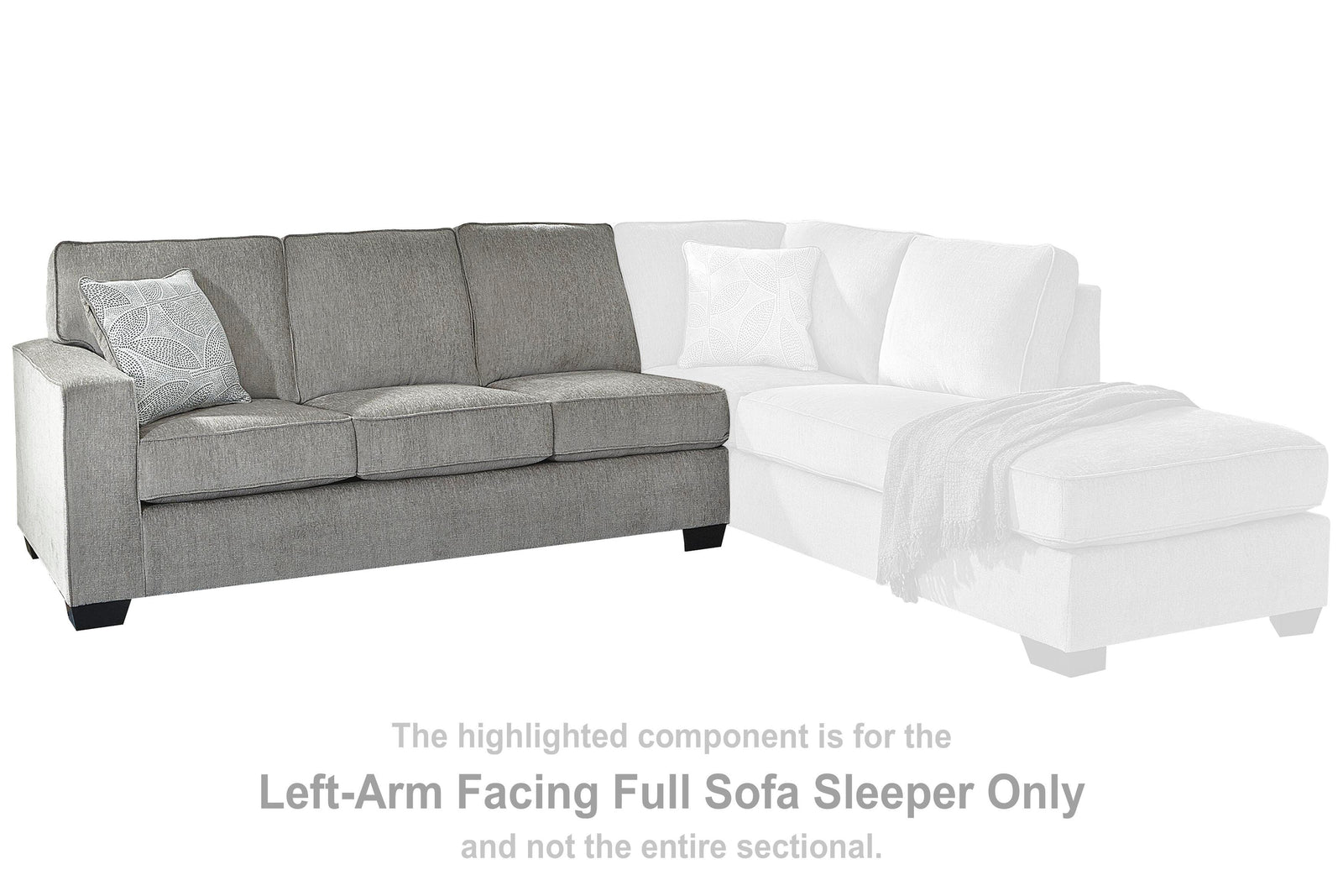 Altari Right-Arm Facing Full Sofa Sleeper (87214-SI) - Image 41
