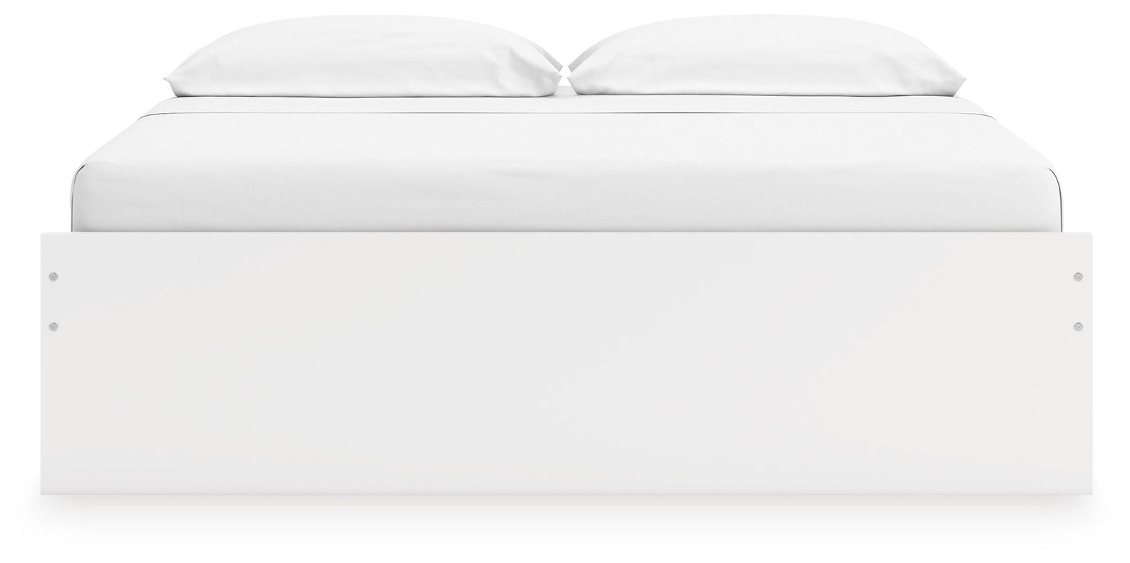 Onita Platform Bed with 2 Side Storage - White (EB9630-SI) - Image 4