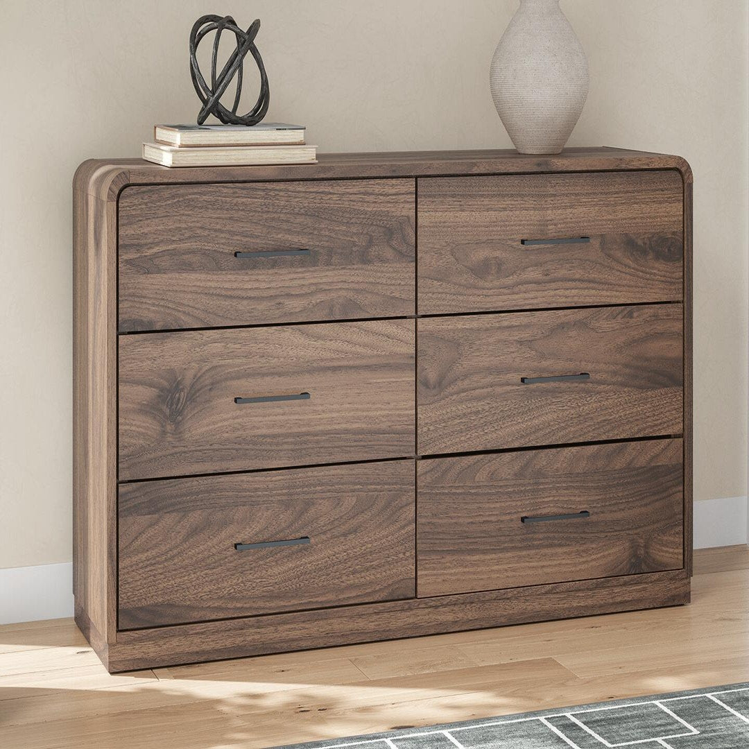 Fortlorn King Panel Bed, Dresser and Nightstand (PCB386-SI) - Image 25