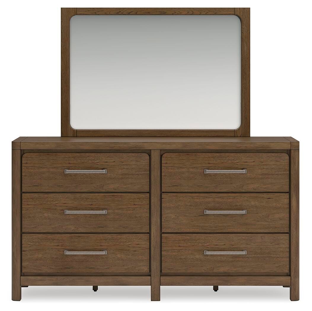 Cabalynn Panel Storage Bed, Dresser, Mirror and 2 Nightstands (B974-SI) - Image 2