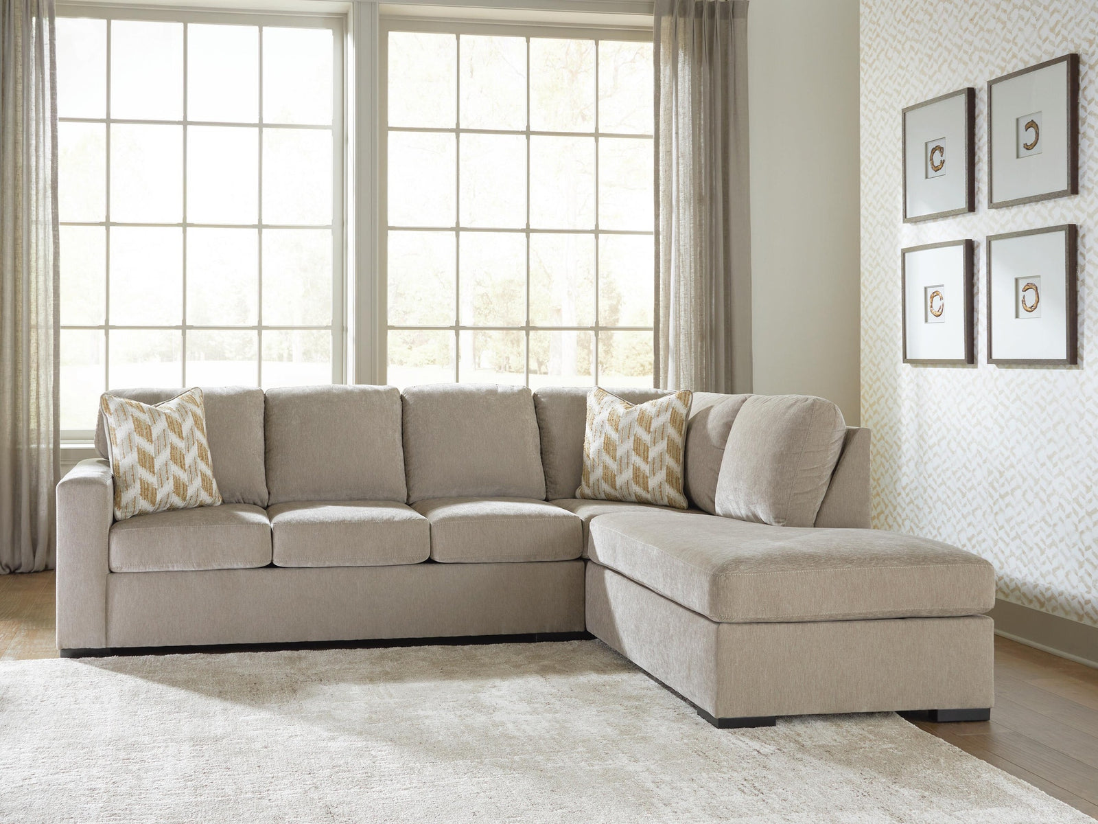 Bridgepoint 2-Piece Sectional with Chaise (PC69506-SI) - Image 2
