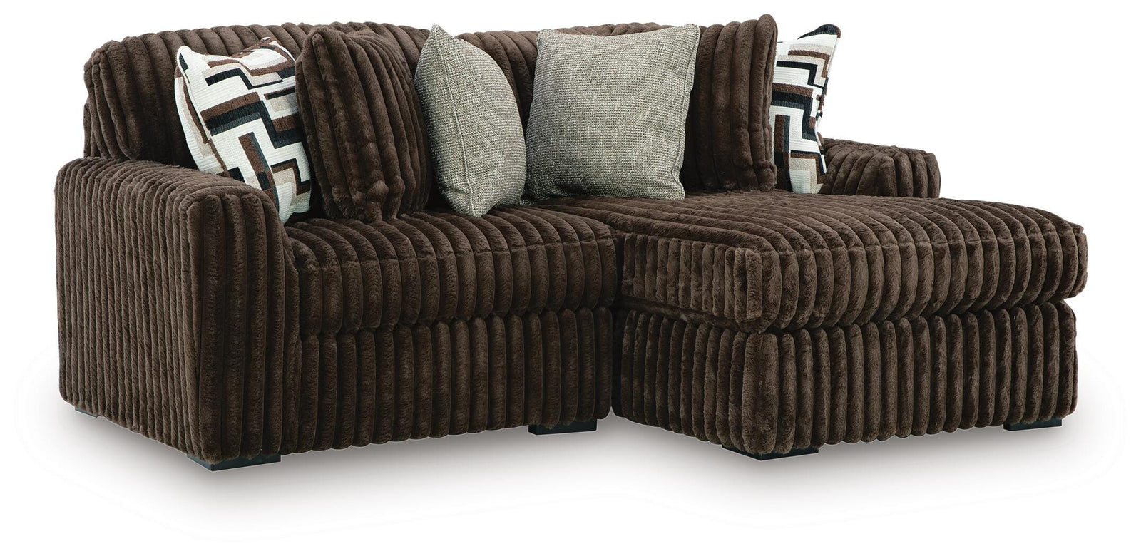 Midnight-Madness 2-Piece Sectional with Chaise (98104-SI)
