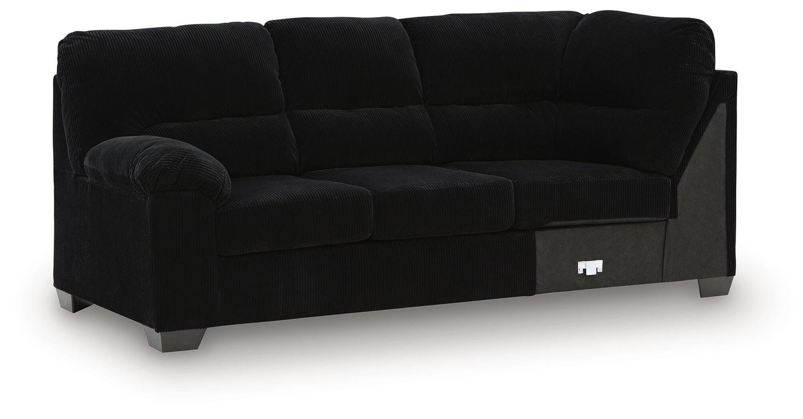 SimpleJoy Left-Arm Facing Sofa with Corner Wedge (24204-SI)