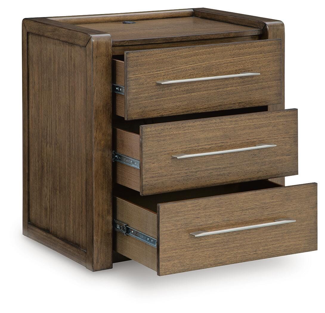 Marxmore Nightstand - Brown (B863-SI) - Image 3