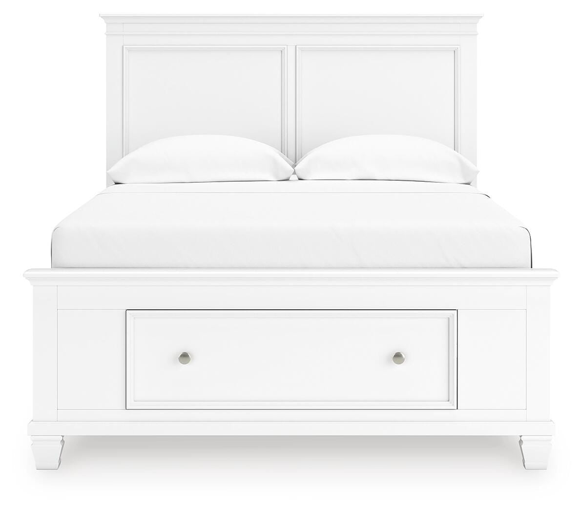 Fortman Panel Storage Bed (Youth) - White (B680-SI) - Image 4