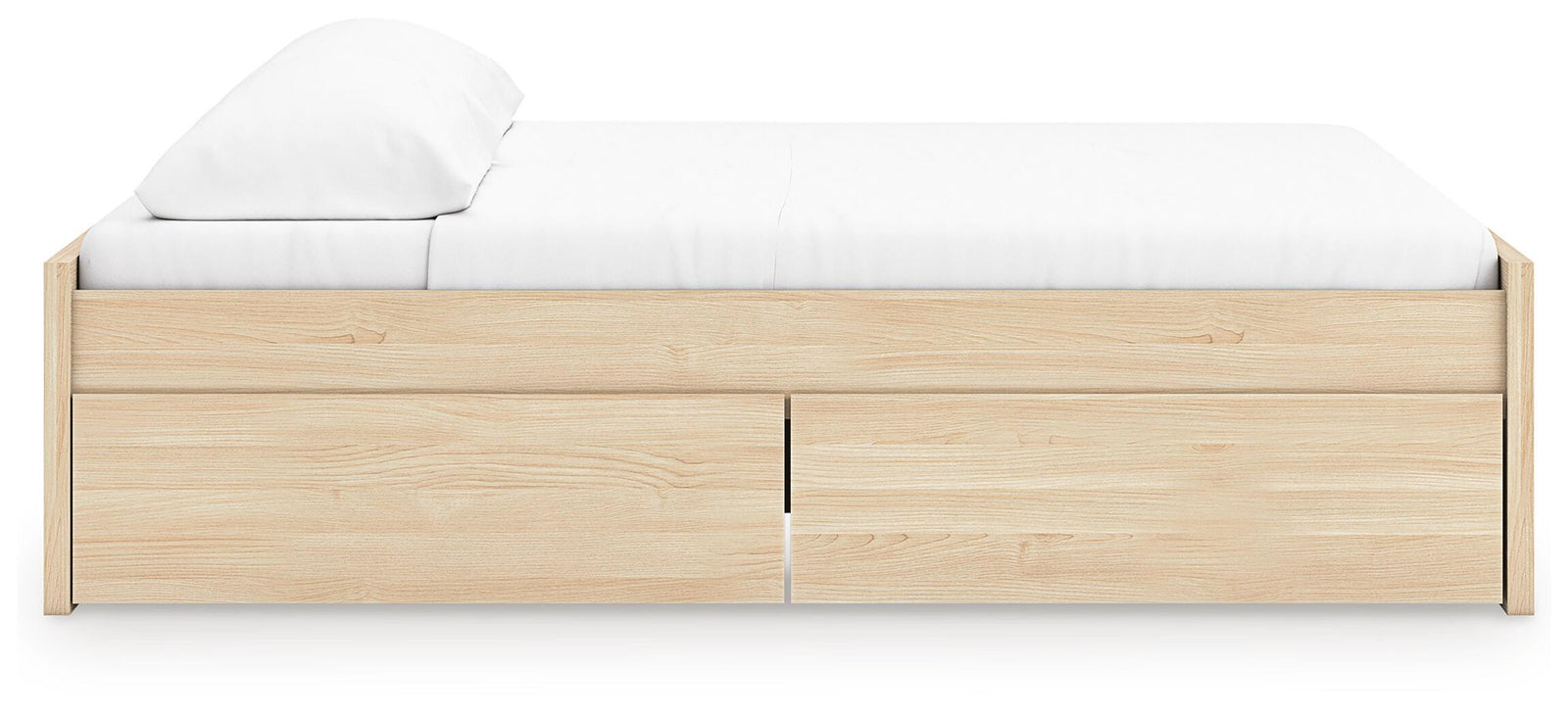Onita Platform Bed with 1 Side Storage - Natural (EB9632-SI) - Image 6