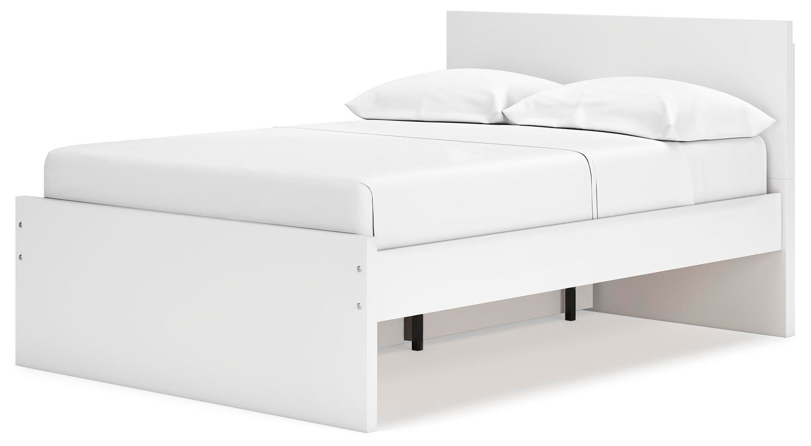 Onita Panel Platform Bed with 1 Side Storage (Youth) - White (EB9630-SI) - Image 3