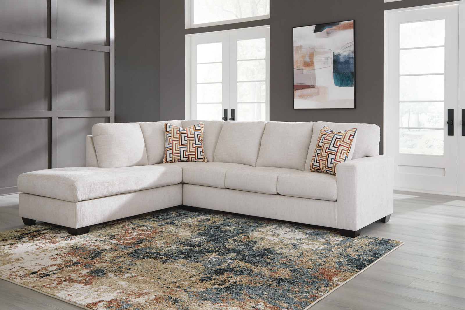 Aviemore 2-Piece Sectional with Chaise (24305-SI) - Image 3
