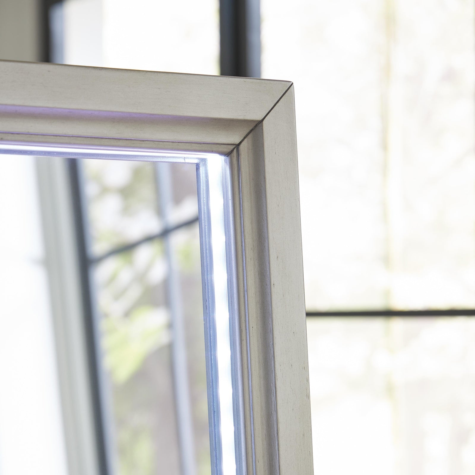 Evesen Floor Standing Mirror/Storage (A8010380-SI) - Image 26