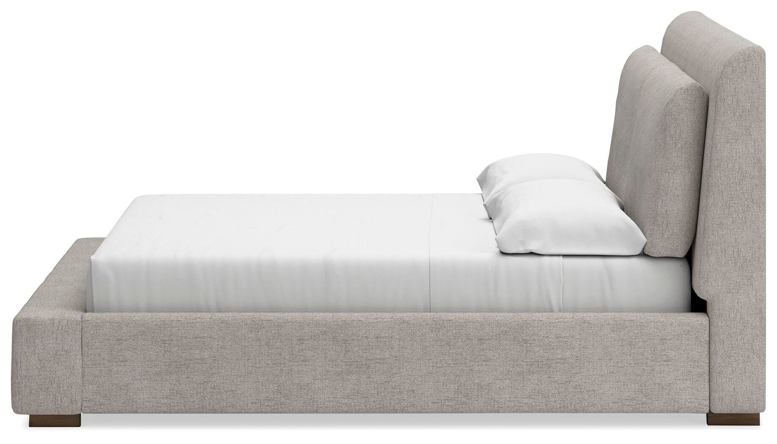 Cabalynn Upholstered Bed and 2 Nightstands (B974-SI) - Image 7
