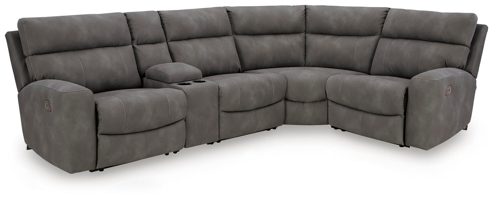 Next-Gen Durapella 5-Piece Power Reclining Sectional (61003-SI)