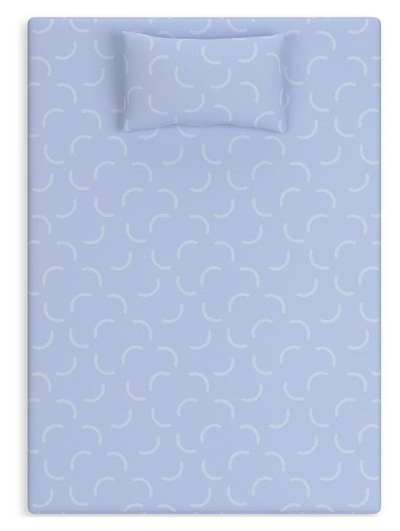iKidz Ocean Twin Mattress and Pillow (M430-SI) - Image 2