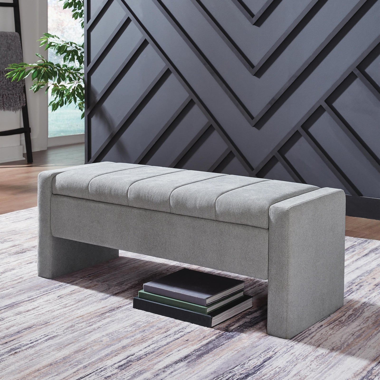 Akselman Storage Bench (A3000744-SI) - Image 9