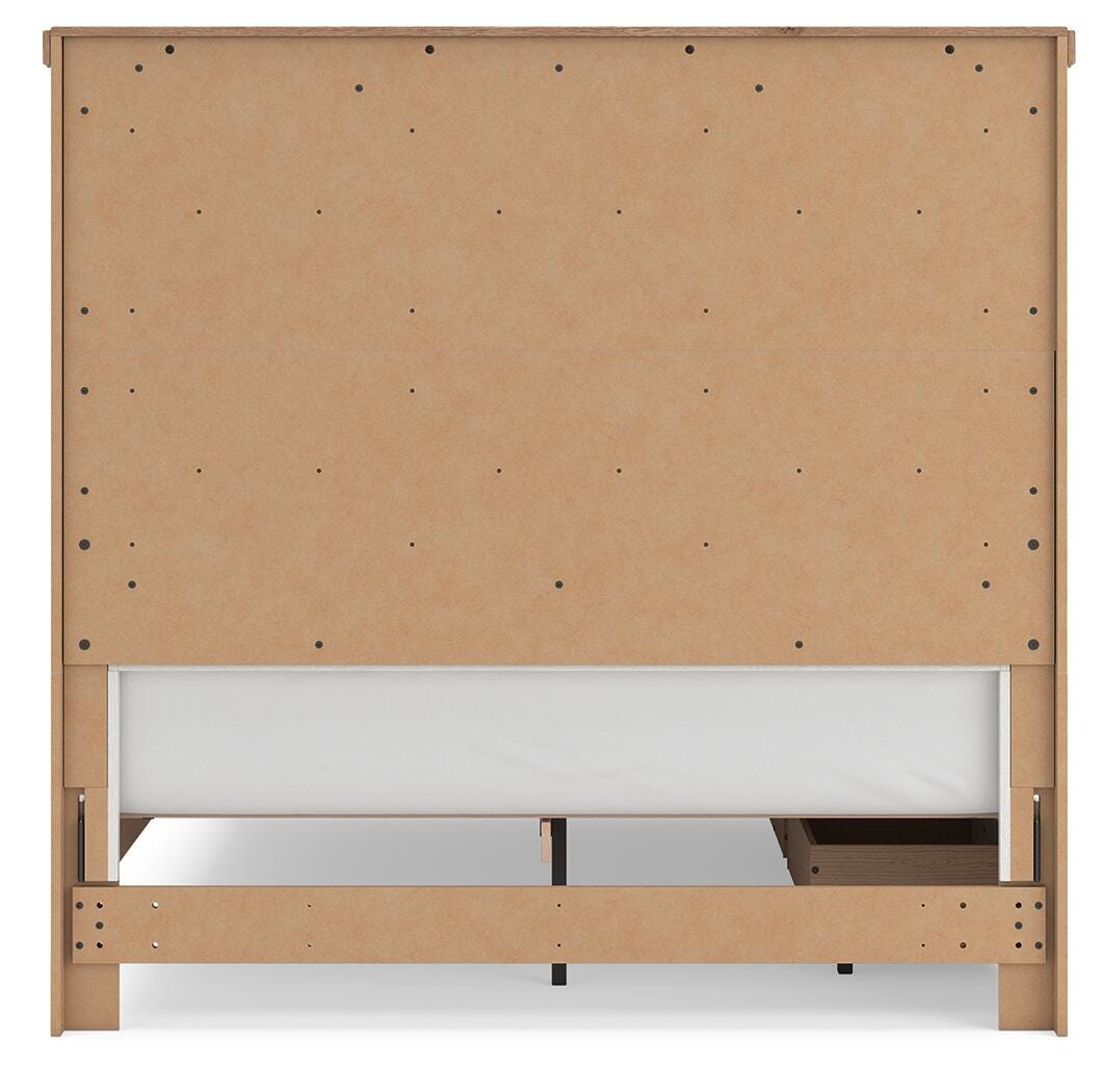 Savonport Panel Bed with Storage - White/Brown (B4615-SI) - Image 8