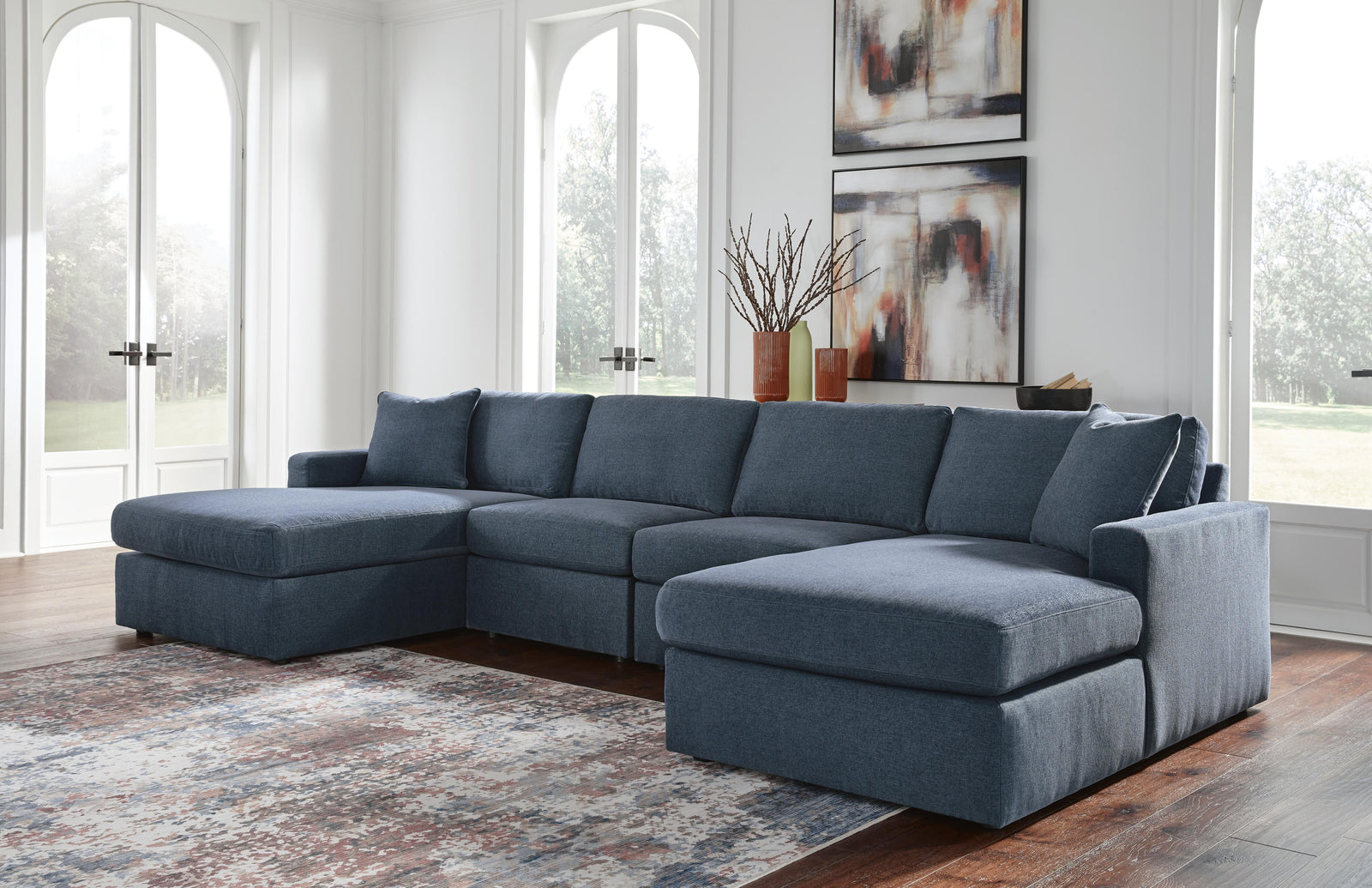 Modmax 4-Piece Sectional with Chaise (92121-SI) - Image 2