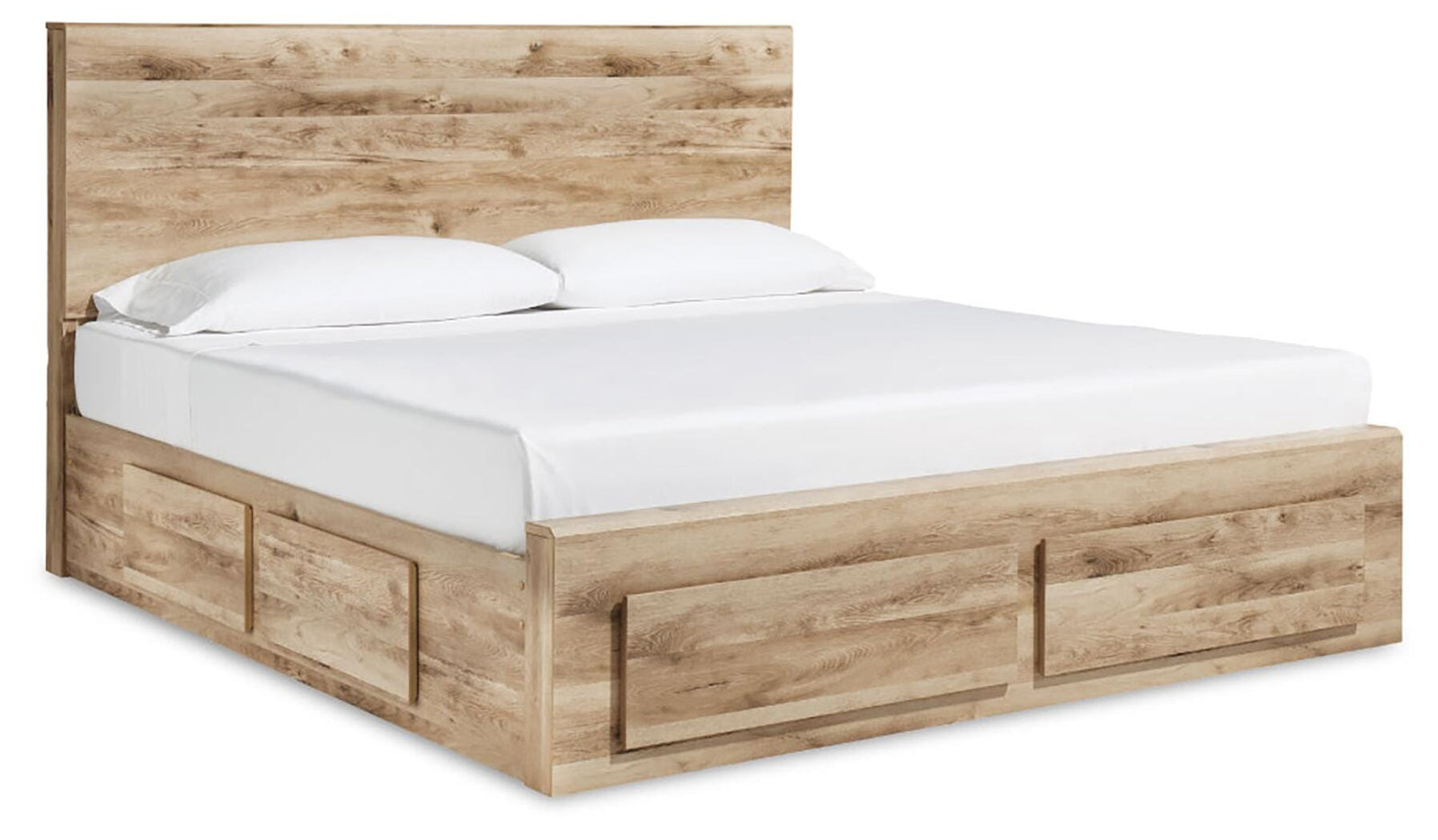 Hyanna Panel Storage Bed, Dresser, Mirror and 2 Nightstands (B1050-SI) - Image 4