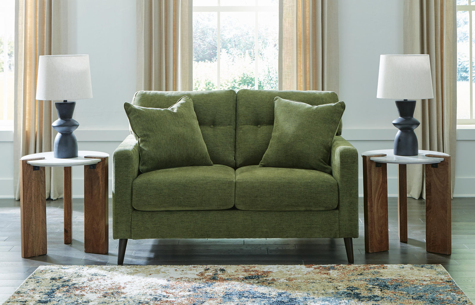 Bixler Loveseat (26107-SI) - Image 12