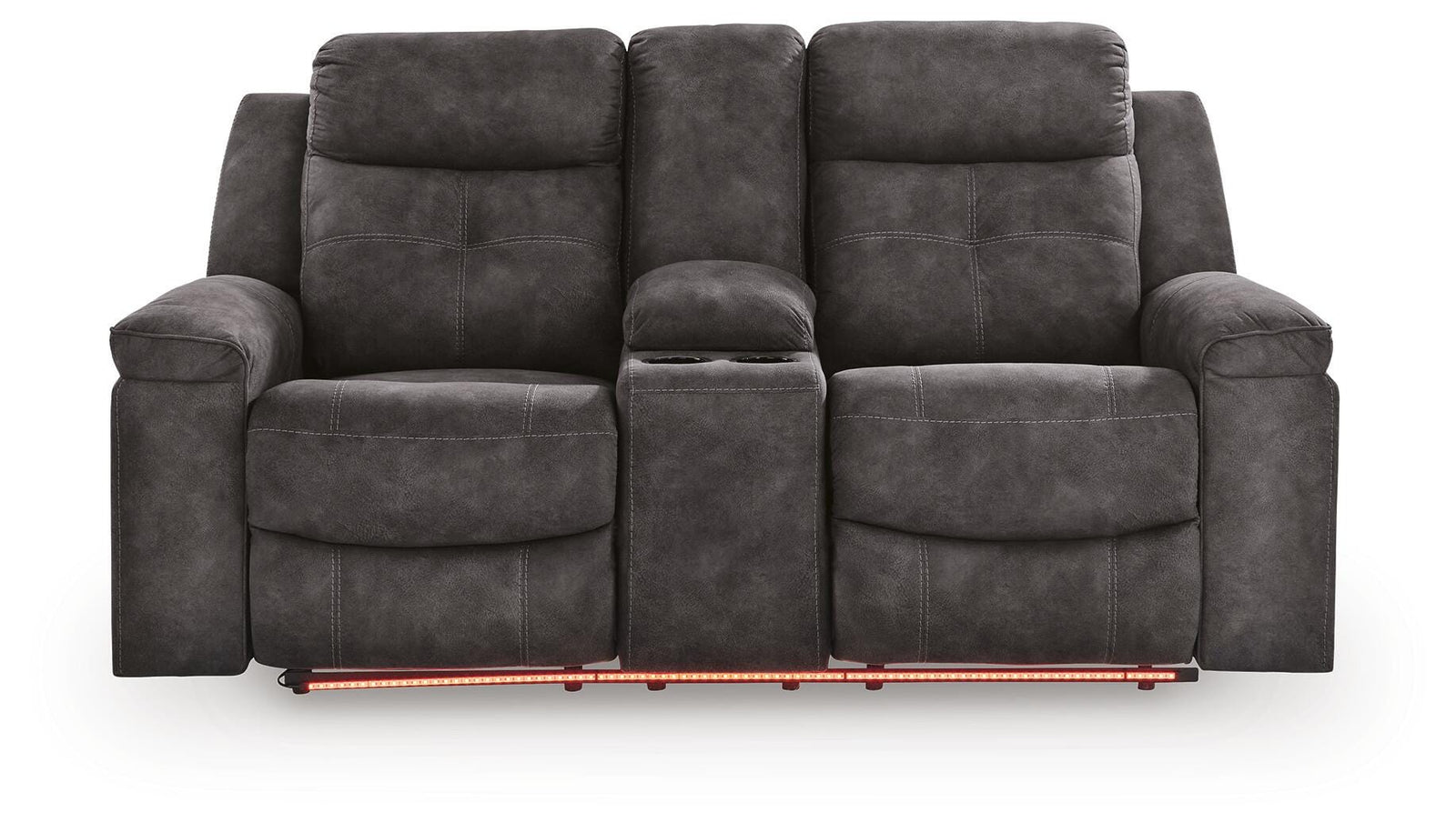 Brysonview Reclining Loveseat with Console (63605-SI) - Image 5