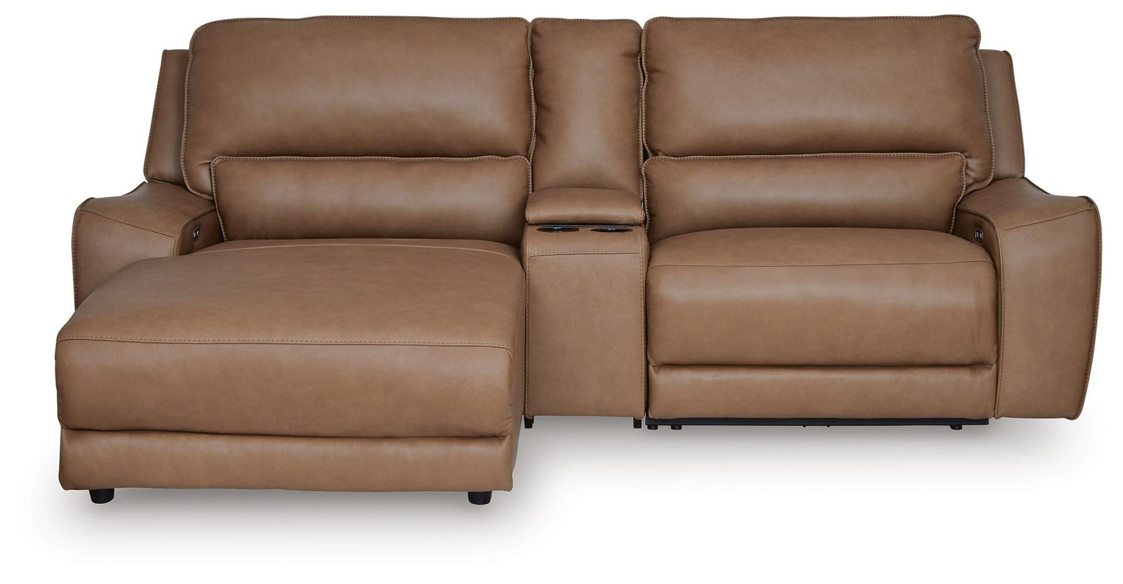 DeepWakes 3-Piece Power Reclining Sectional with Chaise (PCU62606-SI)