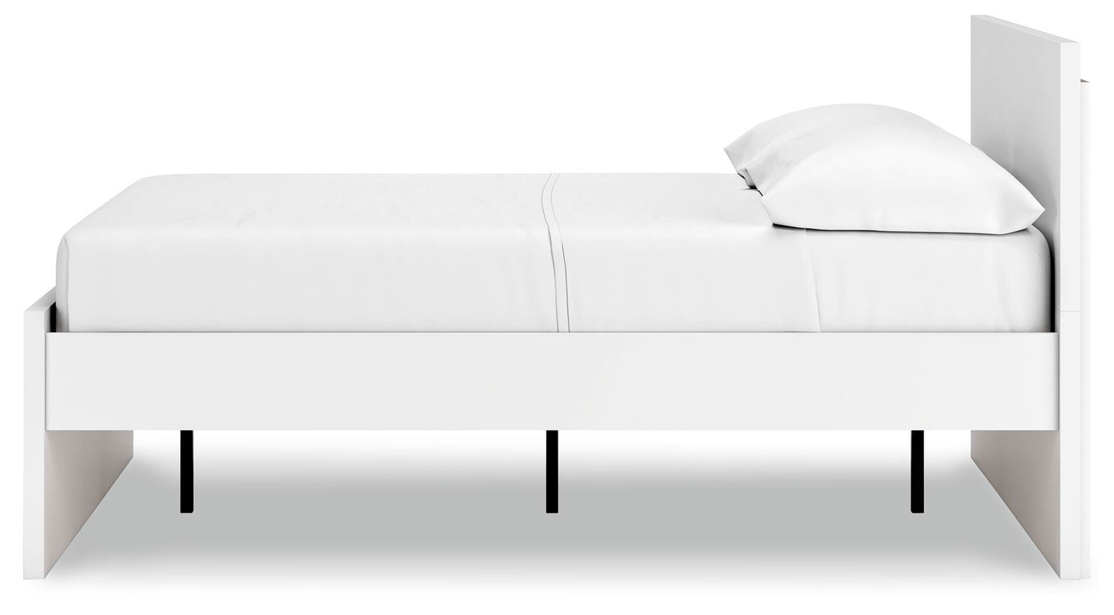 Onita Panel Platform Bed (Youth) - White (EB9630-SI) - Image 5