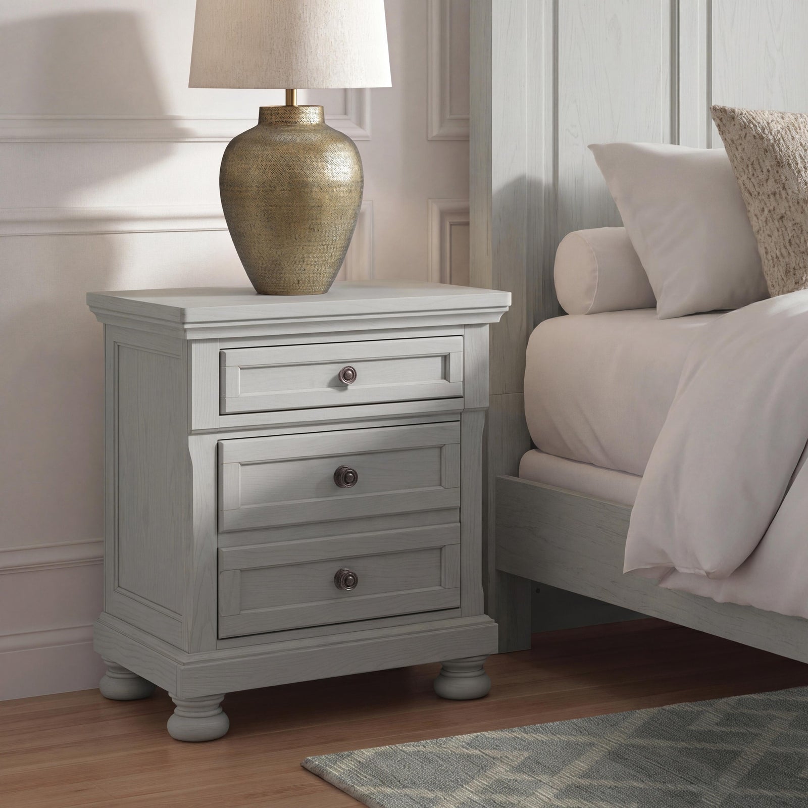 Robbinsdale Nightstand - Antique White (B742-SI) - Image 6