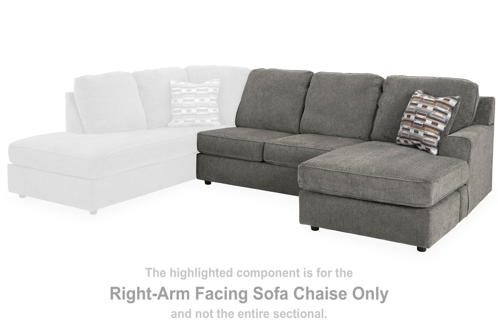 OPhannon Right-Arm Facing Sofa Chaise (29402-SI) - Image 3