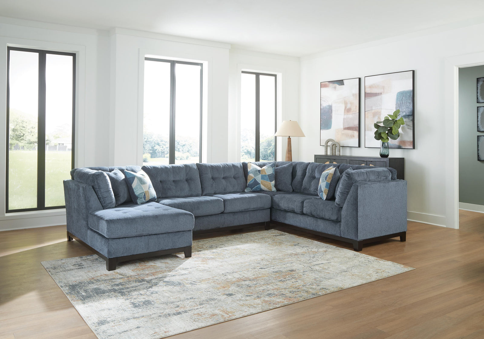 Maxon Place 3-Piece Sectional with Chaise (33003-SI) - Image 3