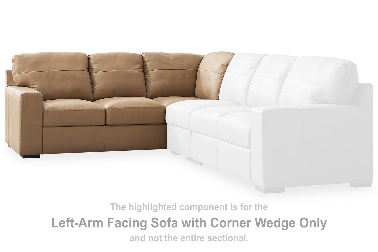 Bandon Left-Arm Facing Sofa with Corner Wedge (38006-SI) - Image 21