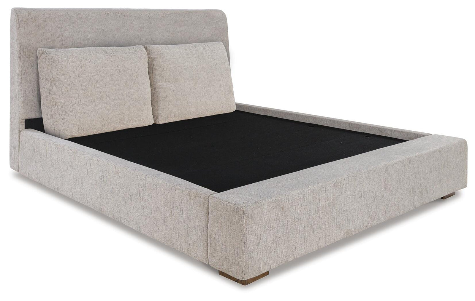 Cabalynn Upholstered Bed, Dresser and 2 Nightstands - Light Brown (B974-SI) - Image 11