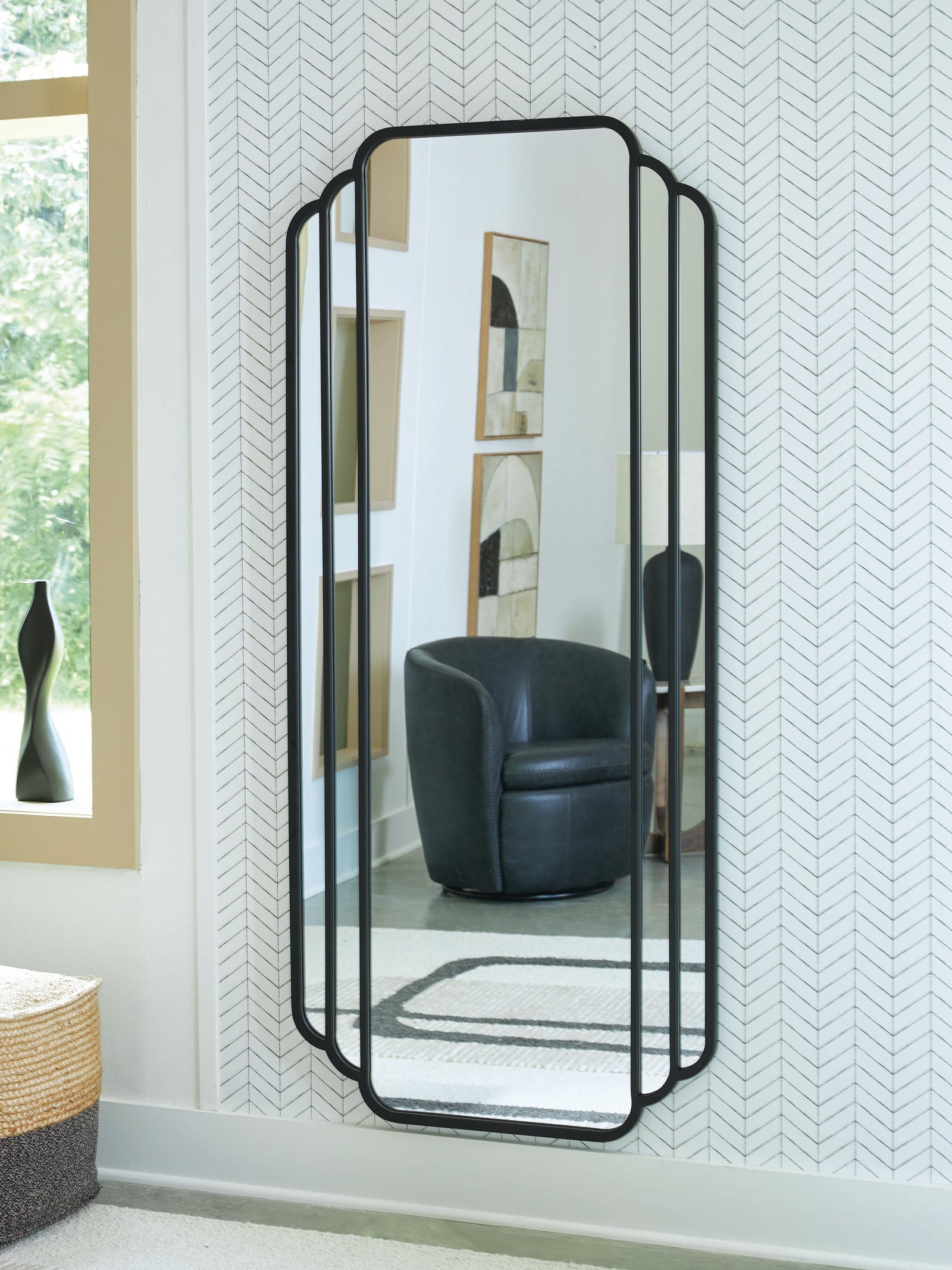 Antigone Floor Mirror (A8010434-SI) - Image 2